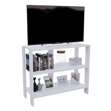 MESA DE TV SLIM 39' MOVENDA BLANCO