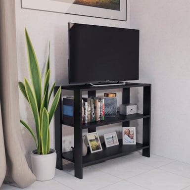 MESA DE TV MOVENDA MUEBLES SLIM 39' MOVENDA NEGRO - 3
