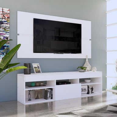 CENTRO DE ENTRETENIMIENTO MOVENDA MUEBLES SAO SEBASTIAO 65' MOVENDA BLANCO - 3