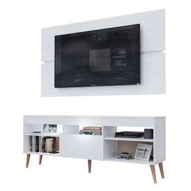 CENTRO DE ENTRETENIMIENTO SAO SEBASTIAO 65' CON PATAS MOVENDA NEGRO