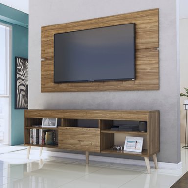 CENTRO DE ENTRETENIMIENTO MOVENDA MUEBLES SAO SEBASTIAO 65' CON PATAS MOVENDA GALES - 2