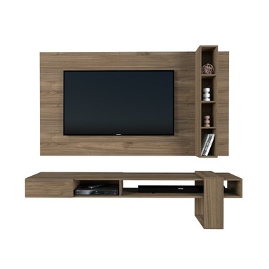 CENTRO DE ENTRETENIMIENTO 65? GRAVATAI MESA DE TV Y PANEL MOVENDA GALES