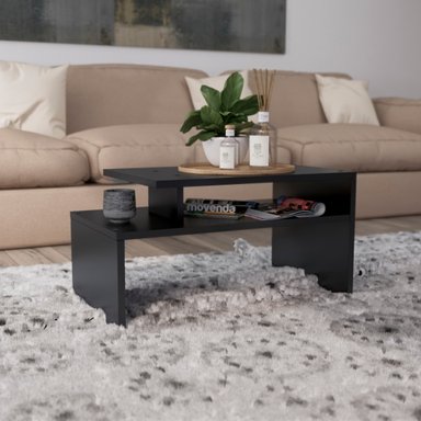 MESA DE CENTRO MOVENDA MUEBLES ALAMANDA MOVENDA NEGRO - 2