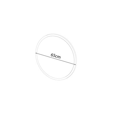 ESPEJO MOVENDA MUEBLES PANDORA CIRCULAR BLANCO 65CM MOVENDA - 4