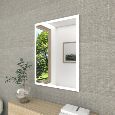ESPEJO MOVENDA MUEBLES KALE RECTANGULAR BLANCO 80X60CM MOVENDA - 2