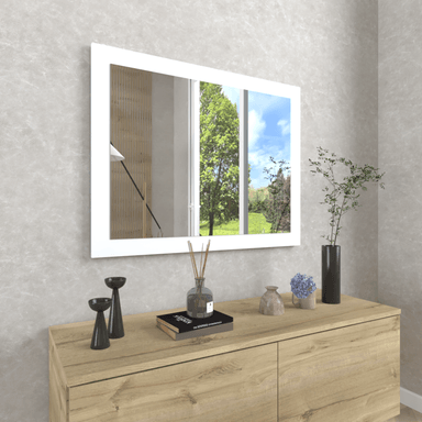 ESPEJO MOVENDA MUEBLES ELARA RECTANGULAR BLANCO 92X72CM MOVENDA - 2