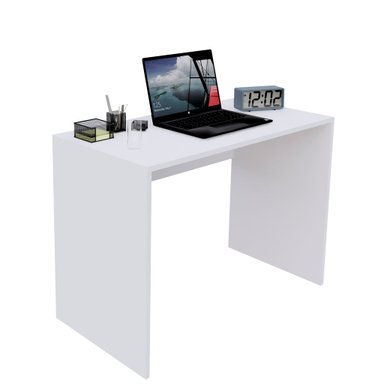 ESCRITORIO LINEAL ANDREIA 100CM MOVENDA BLANCO