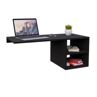 ESCRITORIO EMPOTRABLE LUIZA 100CM MOVENDA NEGRO