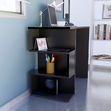 ESCRITORIO MOVENDA MUEBLES MARILIA 90 CM X 45 CM NEGRO - 4