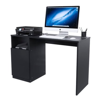 ESCRITORIO MOVENDA MUEBLES SIMONE 120 CM X 45 CM NEGRO 1 PUERTA