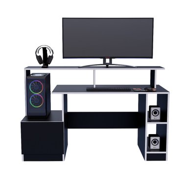 ESCRITORIO GAMER NR 13 150CM MOVENDA NEGRO - 3
