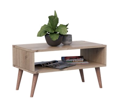 MESA DE CENTRO MOVENDA MUEBLES HORTENSIA PATAS DE MADERA MOVENDA DUNA