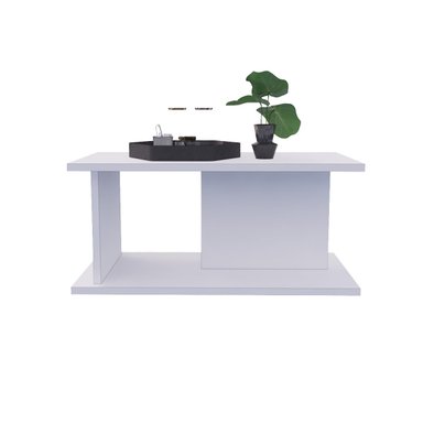 MESA DE CENTRO MOVENDA MUEBLES VIOLETA MOVENDA BLANCO