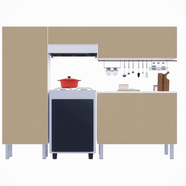 MUEBLE DE COCINA VALERIA 230CM MOVENDA BLANCO - 4