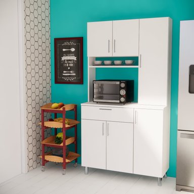 MUEBLE DE COCINA MOVENDA MUEBLES ANA 1 CAJÓN 90CM MOVENDA BLANCO - 2