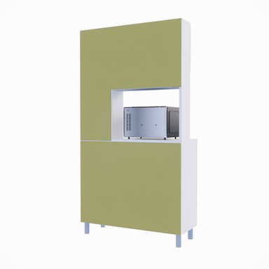 MUEBLE DE COCINA MOVENDA MUEBLES ANA 1 CAJÓN 90CM MOVENDA BLANCO - 3