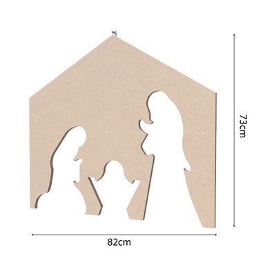 NACIMIENTO NAVIDEÑO DELLE 73CM MOVENDA MDF - 3