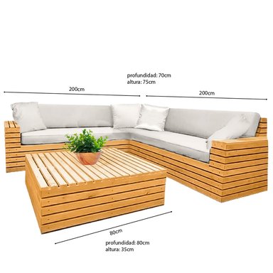 SET DE TERRAZA PERDIZ 5 PERSONAS CON MESA MOVENDA - 3
