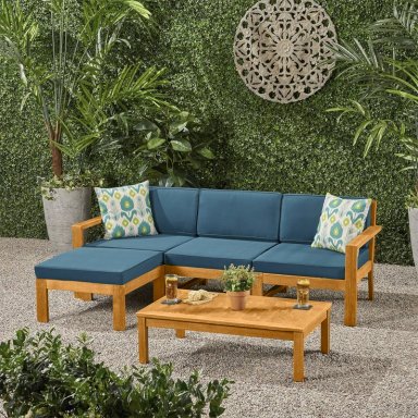 SET JUEGO TERRAZA MOVENDA MUEBLES DROMAS 3 PERSONAS MESA MADERA