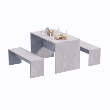 JUEGO DE COMEDOR MEDELLIN 4 PERSONAS MOVENDA IBIZA