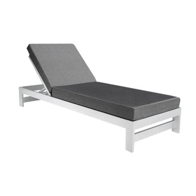 REPOSERA MOVENDA MUEBLES CRISTAL BLANCO PISCINA AJUSTABLE