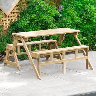 MESA BANCA PLEGABLE GARCILLA 4 PERSONAS MOVENDA - 2