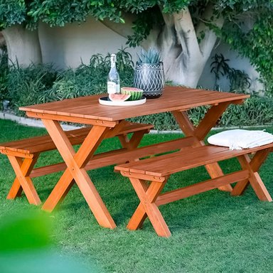 JUEGO COMEDOR MOVENDA MUEBLES BARRANQUILLA 4 PERSONAS MADERA - 2