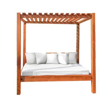 REPOSERA MOVENDA MUEBLES LUCINA MADERA PISCINA TECHO