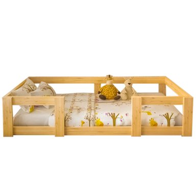 CAMA MOVENDA MUEBLES KILLA MADERA MONTESSORI PLAZA Y MEDIA