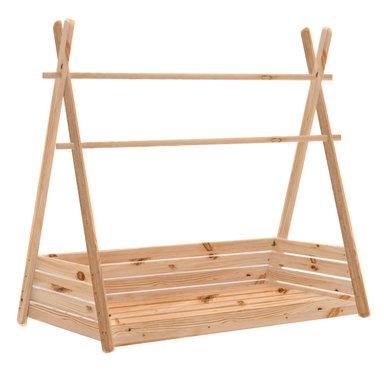 CAMA MOVENDA MUEBLES KUSI MADERA MONTESSORI PLAZA Y MEDIA