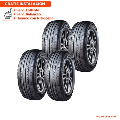PACK DE 4 LLANTAS 185/70R13 ROADCRUZA RA510