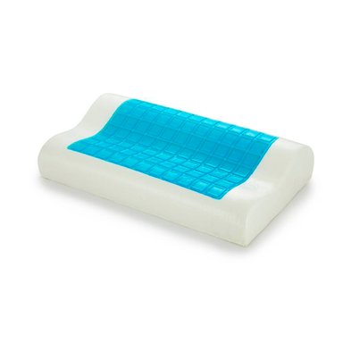 ALMOHADA MEMORY FOAM CON GEL Y FUNDA MOD2 52 X 31 CM