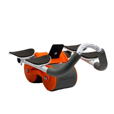 RUEDA ABDOMINAL CON REBOTE AUTOMATICO NARANJA