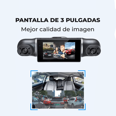 CÁMARA DE AUTO DASH CAM TRIPLE LENTE - 6