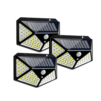SET 3 LAMPARAS SOLAR CON SENSOR DE MOVIMIENTO
