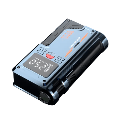 ARRANCADOR DE BATERÍA DE VEHICULO UNIVERSAL + INFLADOR 2 EN 1 COMPRESOR