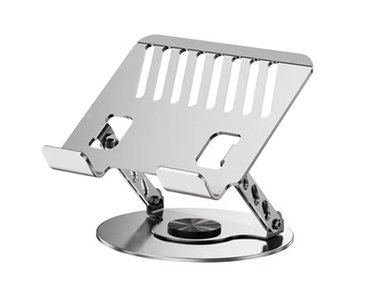 SOPORTE DE ALUMINIO GIRATORIO ALTA CALIDAD PARA LAPTOPS Y TABLETS HASTA 17' - 1