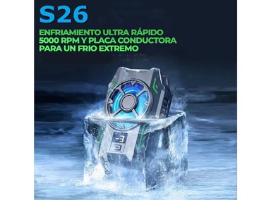 COOLER VENTILADOR PARA TELEFONO SMARTPHONE S26 PRO 2 - 3