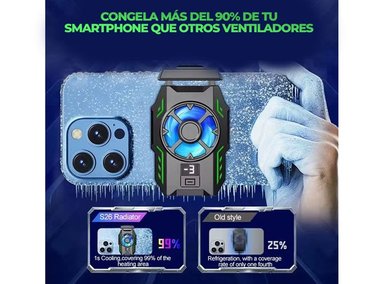 COOLER VENTILADOR PARA TELEFONO SMARTPHONE S26 PRO 2 - 4
