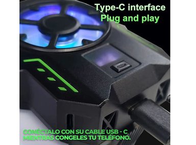 COOLER VENTILADOR PARA TELEFONO SMARTPHONE S26 PRO 2 - 5