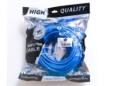 CABLE DE RED ETHERNET DE 20 METROS CAT6A AZUL - 2