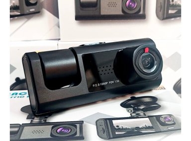 CAMARA DE AUTO GRABADORA DELANTERA Y TRASERA CON 3 LENTES 1080 HD - 5