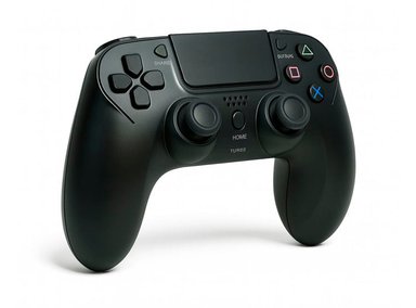 CONTROL GAMEPAD PARA PLAY 4 PS4 Y PC INALÁMBRICO CON VIBRACIÓN NEGRO - 1