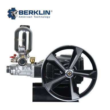 CABEZAL BERKLIN BKL-45AC ALTA PRESION C/PISTON GRAFITO ACERO NEGRO - 3