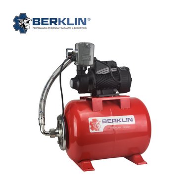 EQUIPO BERKLIN HIDRONEUMÁTICO BOMBA PERIFERICA 0.5 HP 24 L