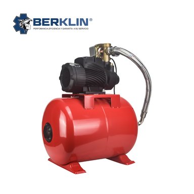 EQUIPO BERKLIN HIDRONEUMÁTICO BOMBA PERIFERICA 0.5 HP 24 L - 3