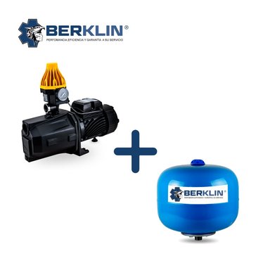 PRESURIZADOR LINEAL JET DE 2HP CON TANQUE ESFERICO DE 24LT