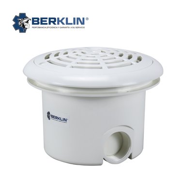 SUMIDERO BERKLIN FL2832C BLANCO FONDO BASE 8'