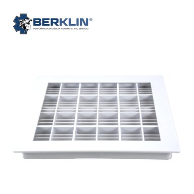 SUMIDERO BERKLIN SP-1031 BLANCO FONDO CUADRADO 9X9'