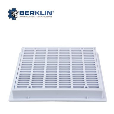 SUMIDERO BERKLIN SP-1032 BLANCO FONDO CUADRADO 12X12'